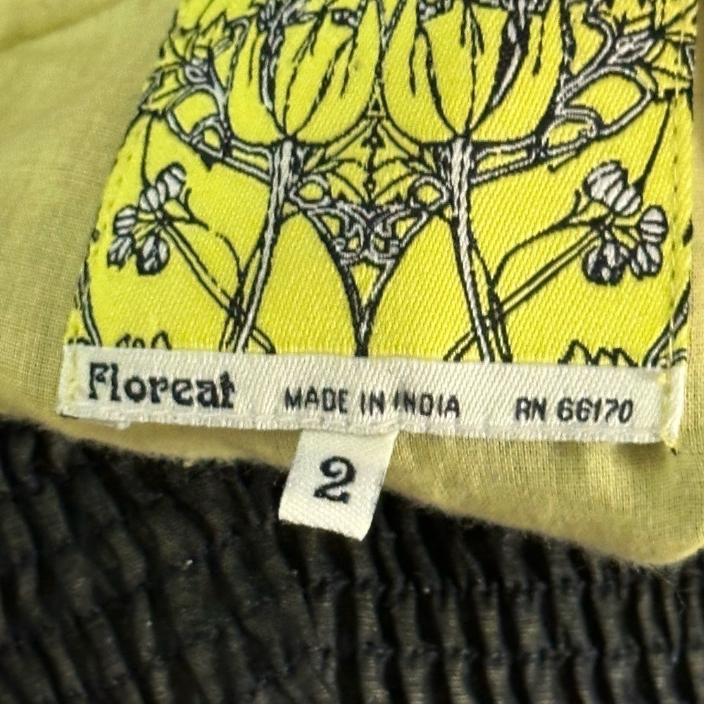 Anthropologie Floreat Step-by-Step floral embroidered and cutout voile sundress - Picture 7 of 7